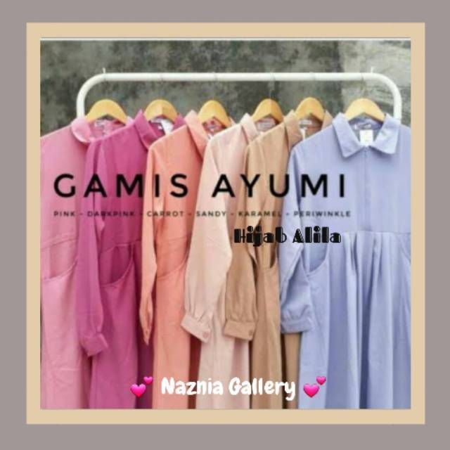 Gamis Ayumi Wollycrepe HIJAB ALILA | Gamis Syari Muslimah Dewasa | Daily Gamis Busui dan Wudhu Frien