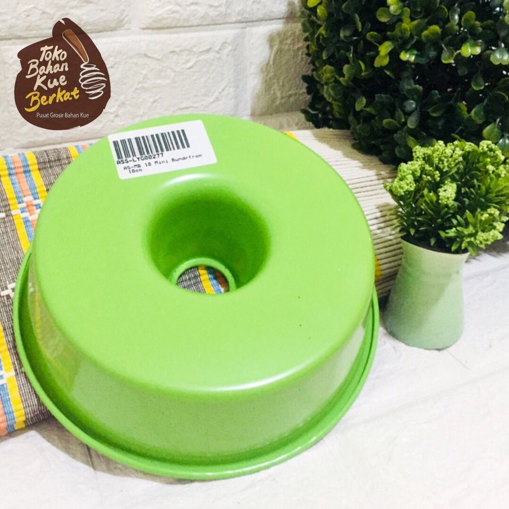 LOYANG TEFLON TULBAN PREMIUM TEBAL UK 18 CM / BUNDT FORM PAN ANTI LENGKET