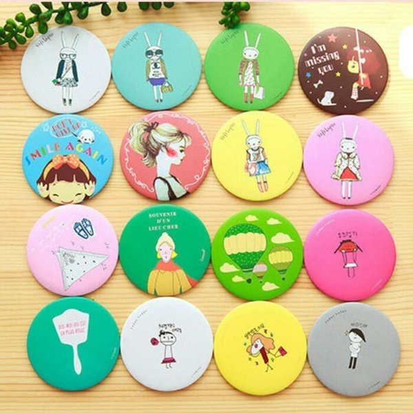 Souvenir Kaca Saku Cermin Kantong Cermin Makeup Mini