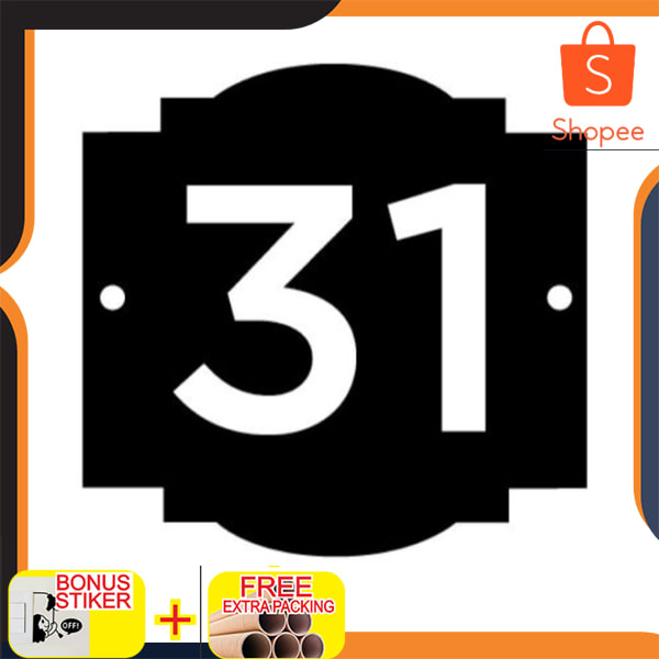 

no rumah acrylic timbul unik 20 cm - dasar putih 20x20cm Keren