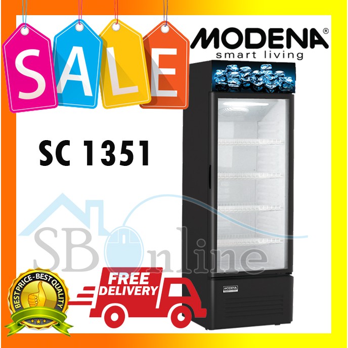 SC 1351 MODENA 1 Pintu Showcase Cooler Box 350 Liter