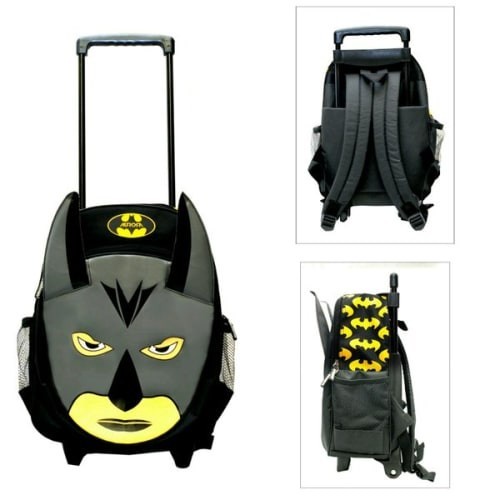 tas batman / tas troli roda dorong / tas anak laki laki / tas sekolah / tas koper anak cowo GF9