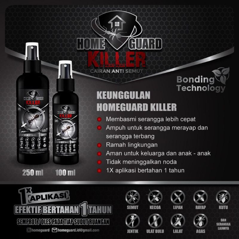 Home Guard Killer homeguard killer cairan anti semut 100ml 250ml