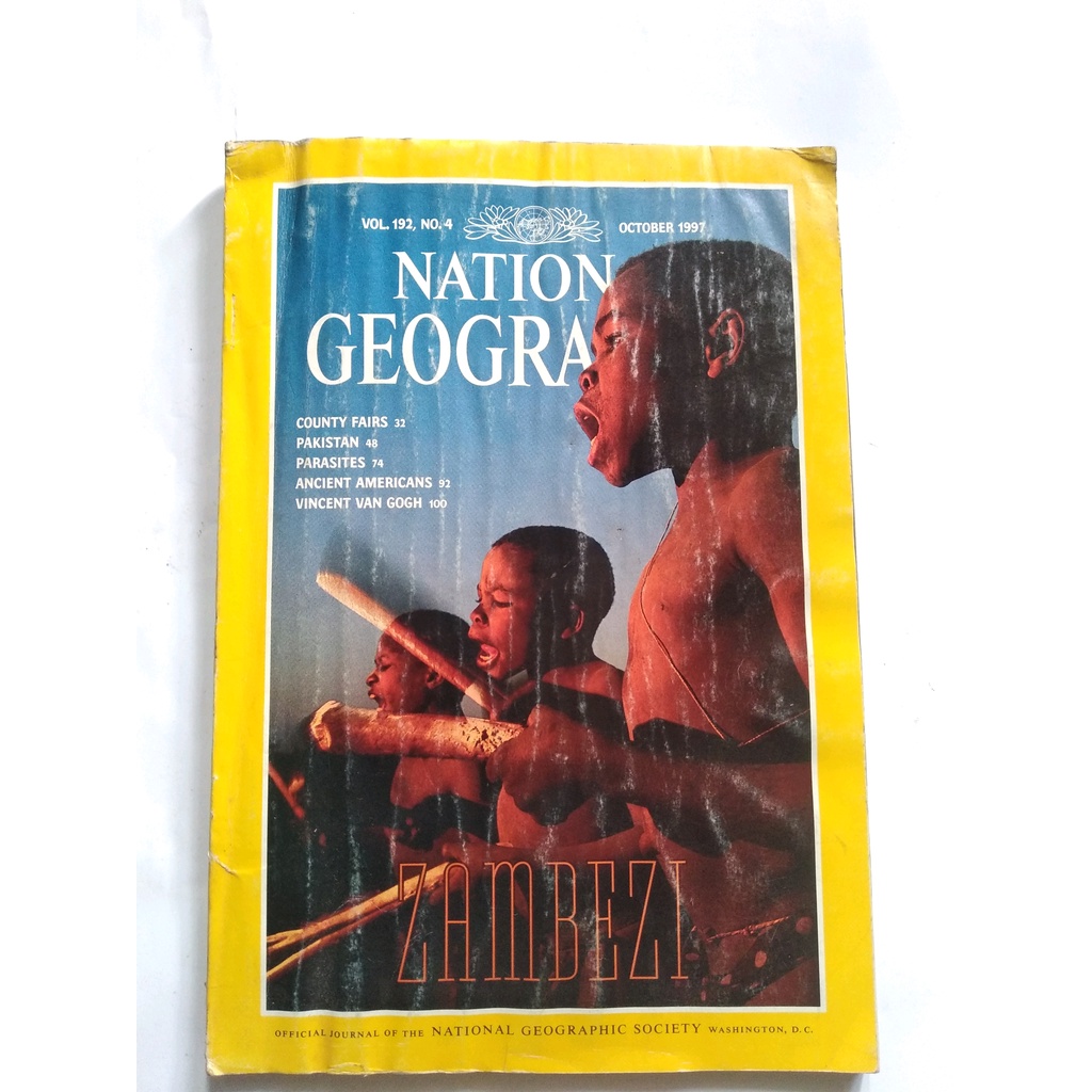Original bekas NATIONAL GEOGRAFHIC - ZAMBEZI