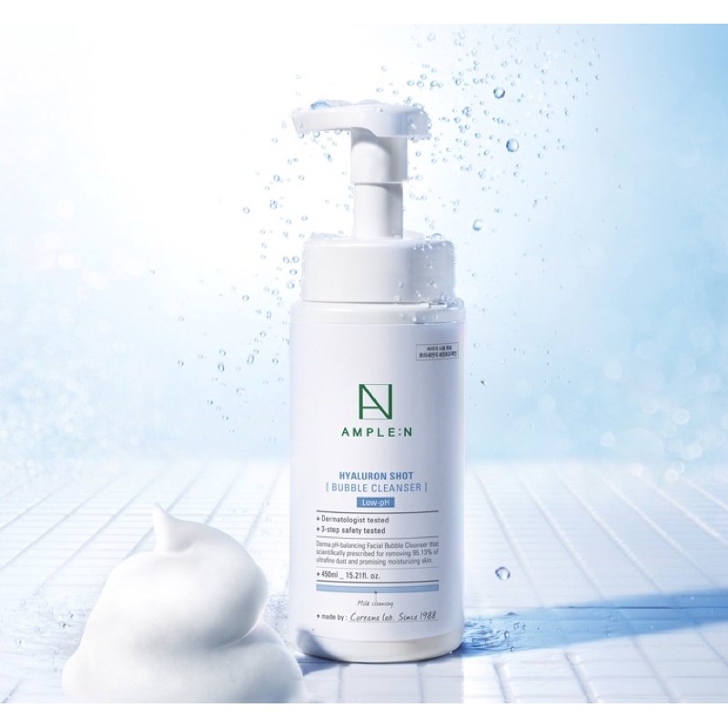 Amplen Hyaluron Shot Bubble Cleanser