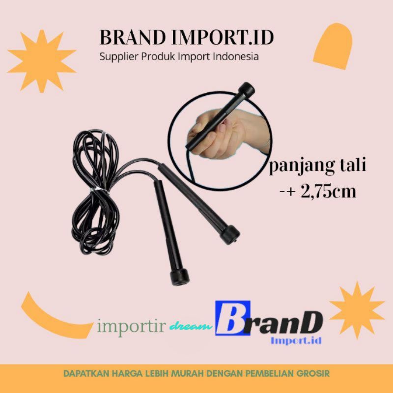 (MAINANKYU) Skipping Pvc Jump Rope Lompat Tali