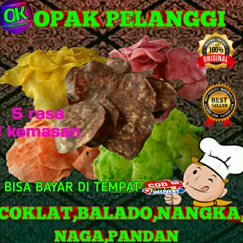 opak singkong snack cemilan camilan kripik keripik krupuk kerupuk mentah kiloan grosir 1 kg 5 rasa e