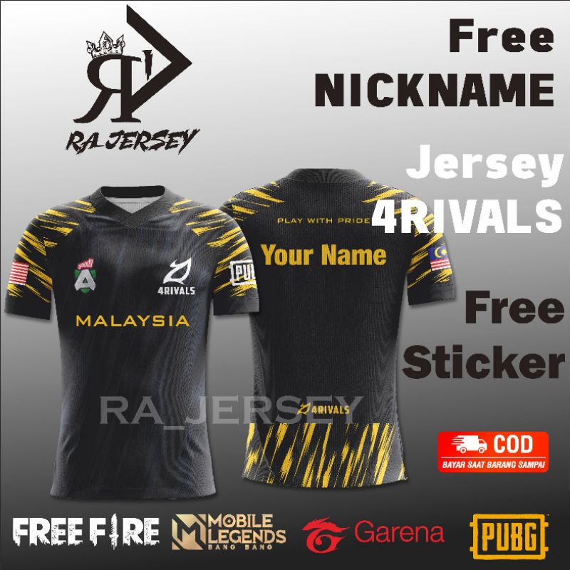 Jersey 4RIVALS Free Nickname