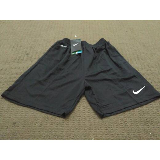 BAJU BOLA / FUTSAL CELANA NIKE HITAM POLOS KANTONG