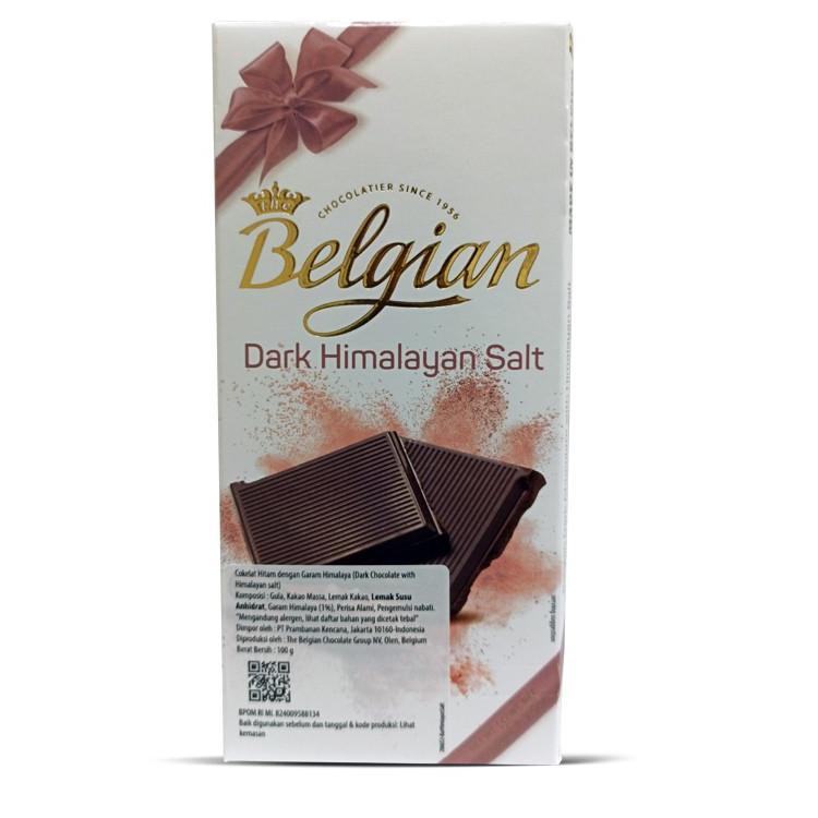

Stok Banyak WTQ The Belgian Dark Chocolate Bar with Himalayan Salt N6B