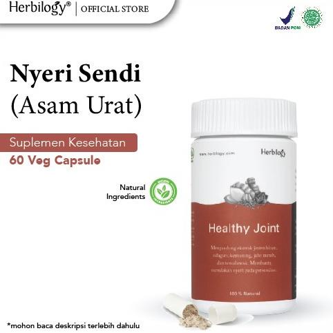 

BISA COD Herbilogy Healthy Joint - Asam urat & Nyeri Sendi 60 kapsul /OBAT HERBAL ASAM URAT/OBAT HERBAL PELANGSING/OBAT HERBAL KOLESTEROL/OBAT HERBAL DIABETES