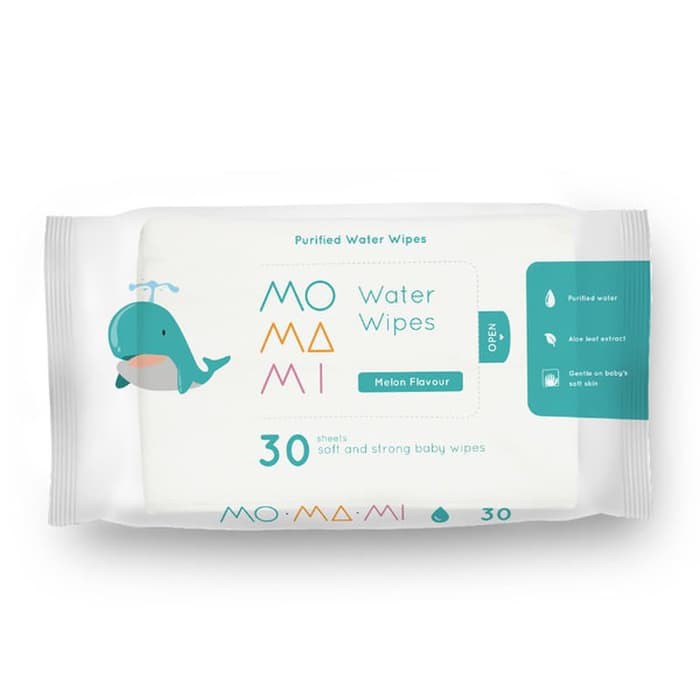 MOMAMI WATER WIPES 30S / TISU BASAH BAYI