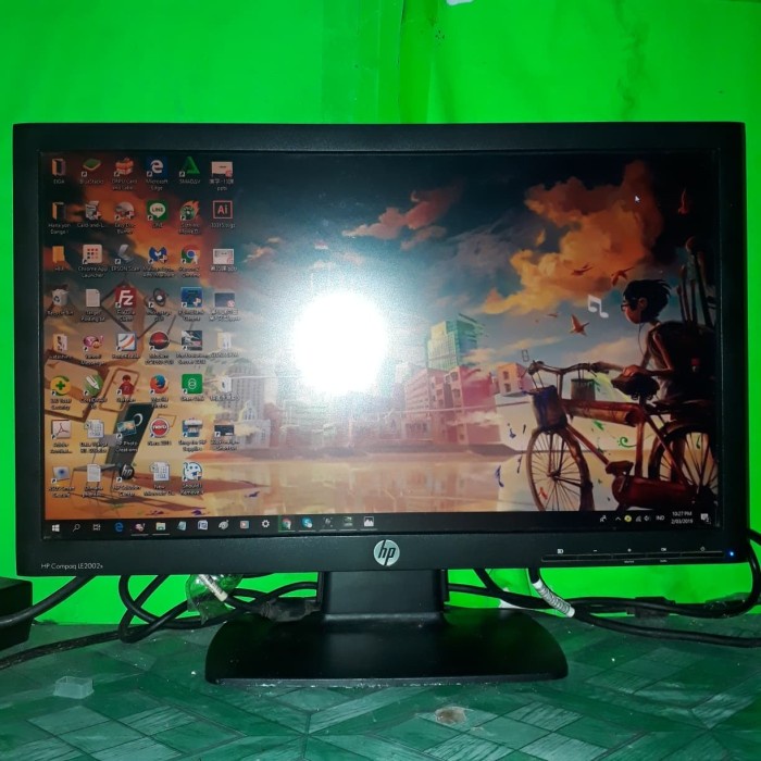LED Monitor Komputer HP 20inch wide LE2002X