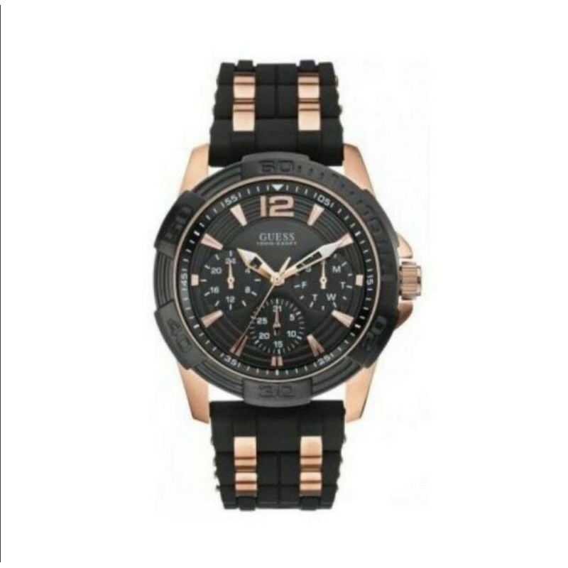 Jam Tangan Pria Guess W0366G3 Rubber Original