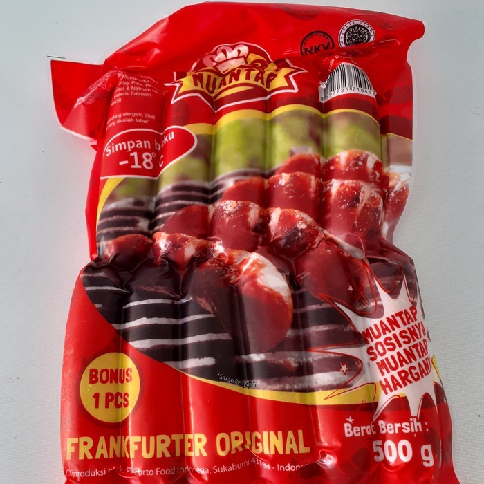 

MUANTAP Frankfurter Original Sosis Sapi Mini 500gr