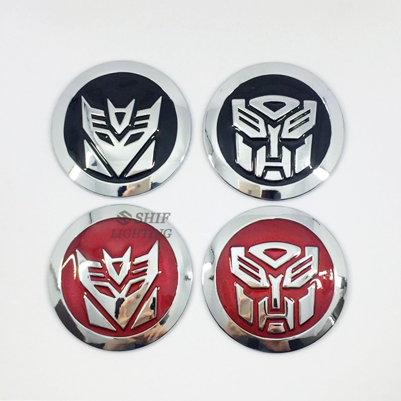 1Pc Stiker Emblem Metal 3D 65mm Untuk Mobil / Truk