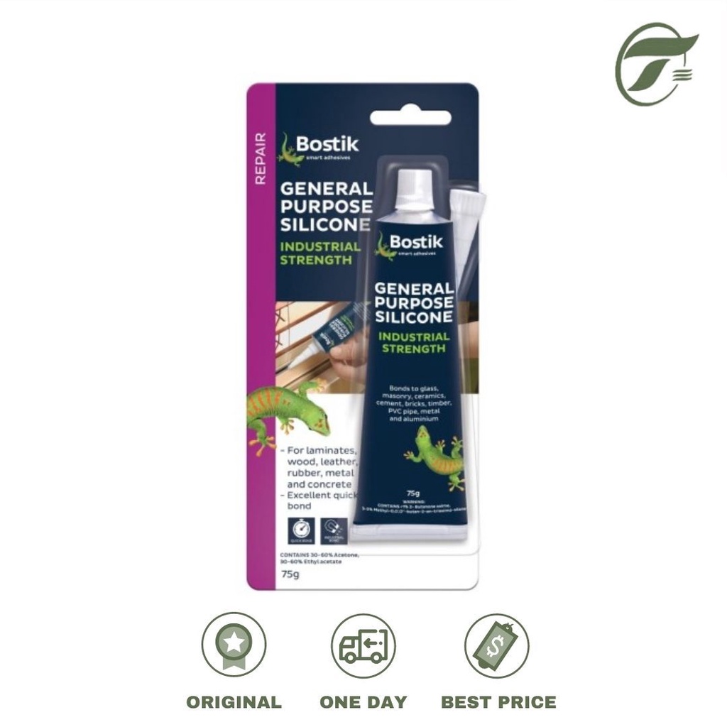 

LEM GENERAL PURPOSE SILICONE 75G BOSTIK