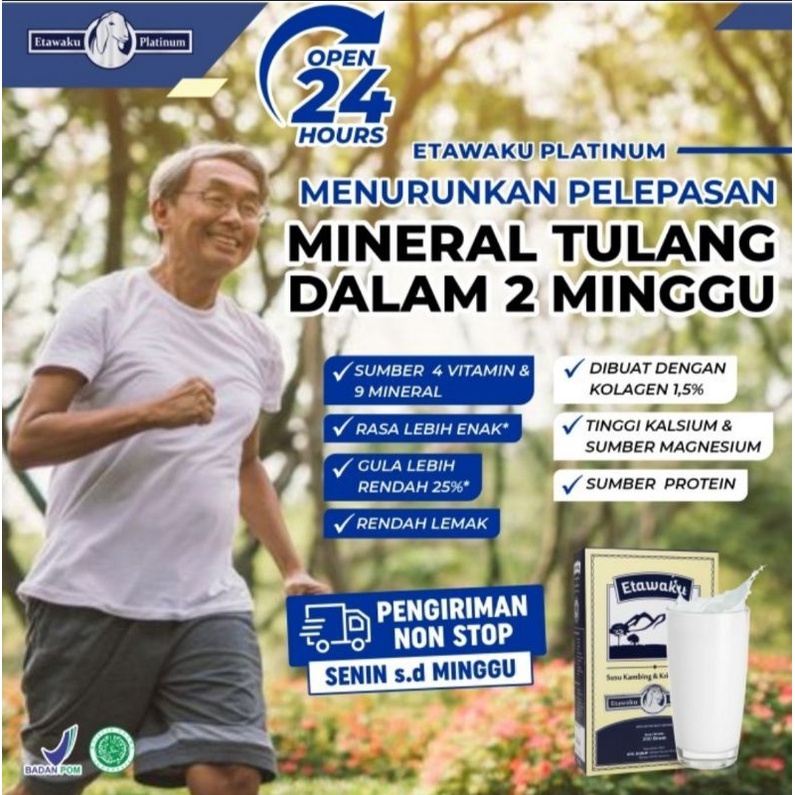 

ETAWAKU PLATINUM Isi 200 gr Susu Kambing Etawa Anak Dan Dewasa / Pengganti Susu
