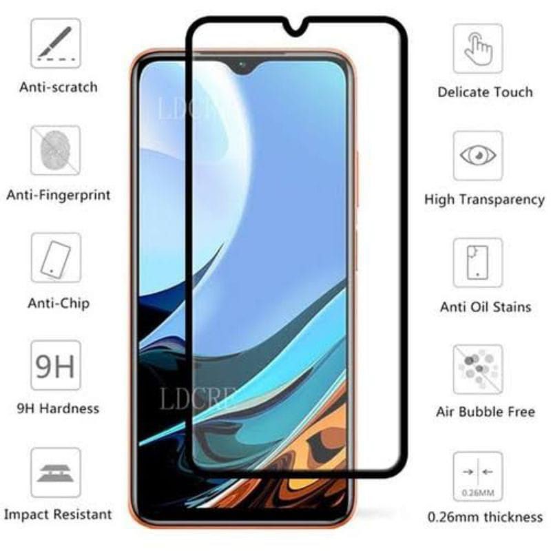 Tempered Glass Xiaomi Redmi 9T New Full Screen Premium Protector Quality