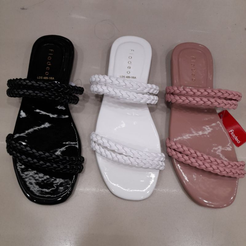 sandal flat wanita fladeo