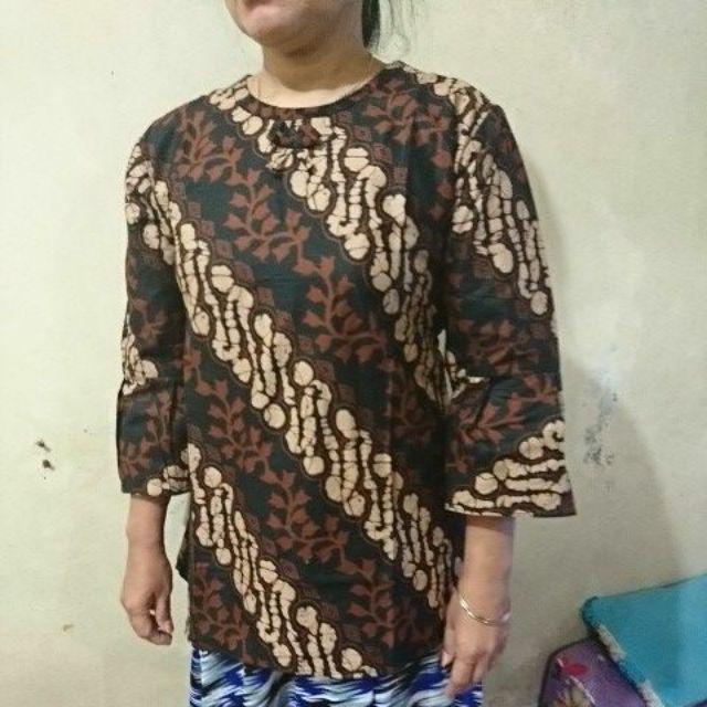 Batik Kalongan | Couple Batik Hem Dan Blouse Seragam Kantor Best Seller Terlaris