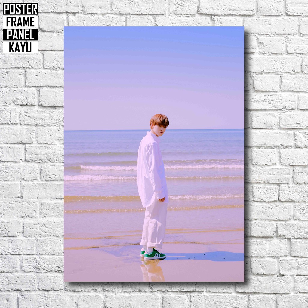 Poster NCT U Chenle From Home Resonance Part 1 Frame Kayu Solid A4 CNL004