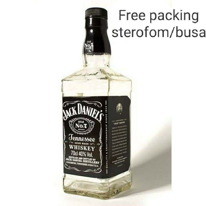 Botol pajangan rekondisi Jack Daniel