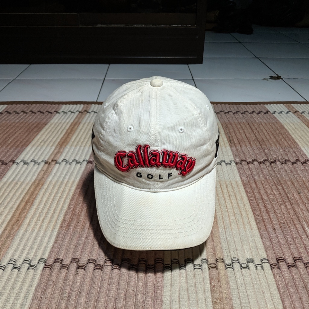 Topi CALLAWAY GOLF FT X Putih Golf Cap Original Second Preloved