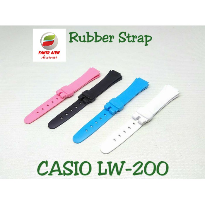 STRAP TALIJAM RUBBER STRAP TALI JAM TANGAN CASIO LW200/LW-200/LW 200