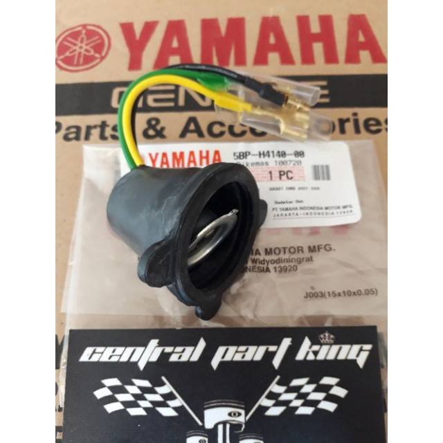 FITTING FITING LAMPU DEPAN OVAL RX KING 2002-2006 SCORPIO 2001-2004 ASLI ORI ORIGINAL YAMAHA YGP 5BP