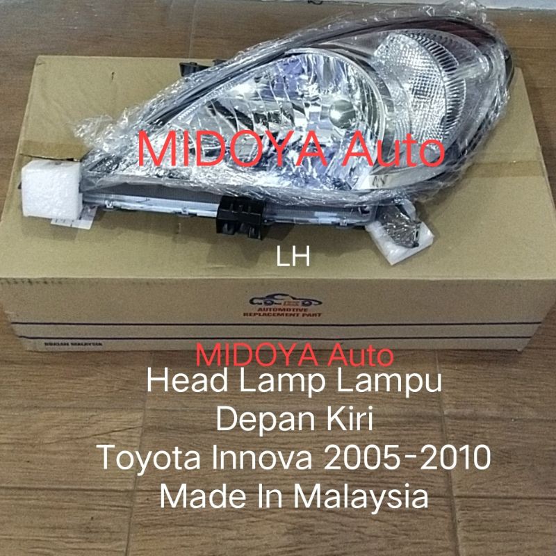 Head Lamp Lampu Depan Toyota Innova 2005-2010 Made In Malaysia