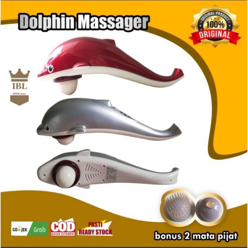 ALAT PIJAT DOLPHIN SIM-8N MASSAGER JAPAN DIGITAL WITH INFRAMERAH + 2MATA PIJAT / ALAT PIJAT ELEKTRIK