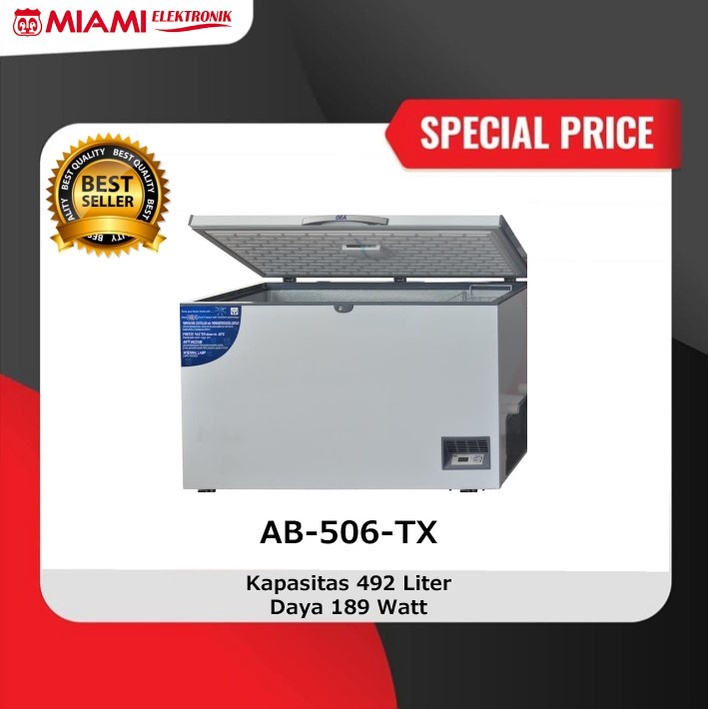 Chest Freezer GEA 189 Watt AB-506-TX / Freezer Box GEA 492 Liter AB506TX Garansi Resmi