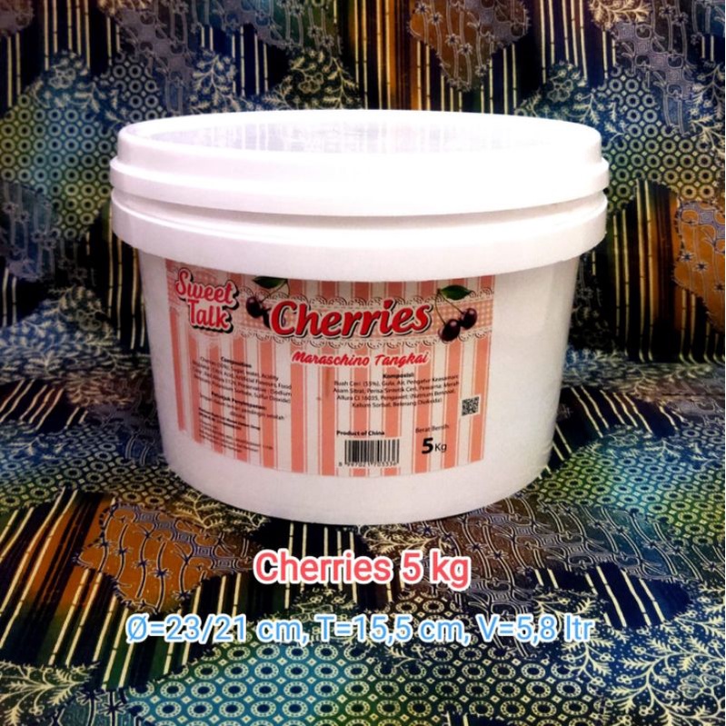 Timba bekas sweet talk cherries 5 kg