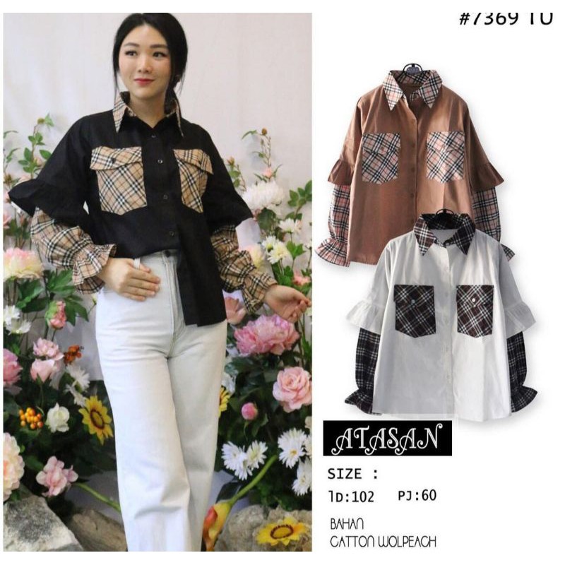 READY#KEMEJA#BLUEBERRY#POLOS