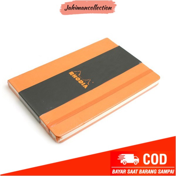 

✨ BISA COD ✨ Rhodia Webnotebook - A5 - Lined - Orange