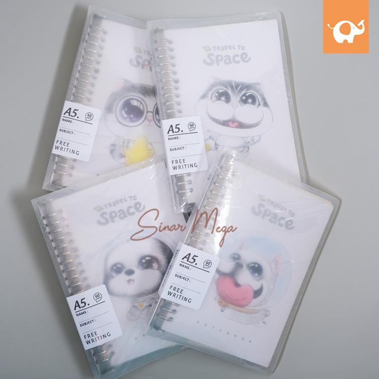 

[PRODUK PDZTW] Travel To Space File Binder A5 / Loose Leaf Leaf Binder Lucu Unik RSC