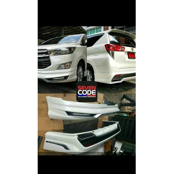 aksesoris mobil bodykit Toyota Innova non facelift reborn attivus 2016 2017 2018 2019  pnp, berkuali