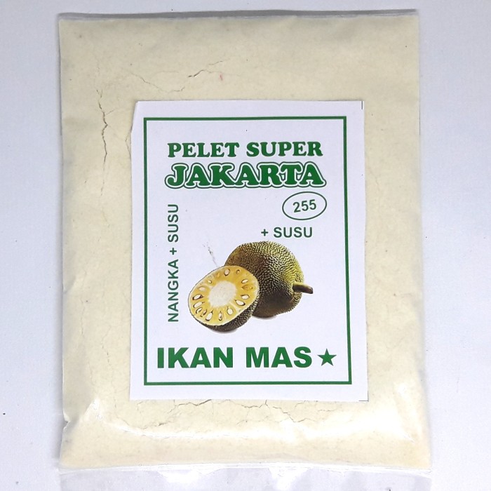 umpan ikan emas pelet super jakarta nangka susu