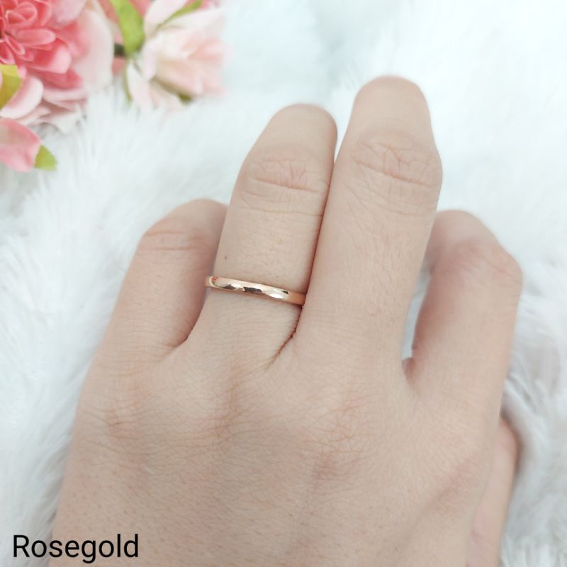 Cincin titanium anti karat RGL25/RGL26