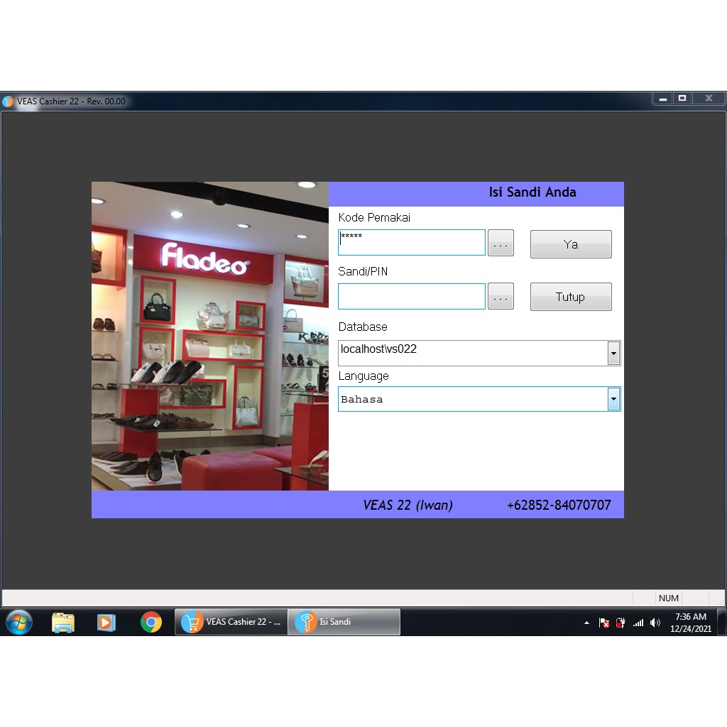 Software Toko - Kasir khusus Usaha Distributor Sepatu atau Toko Retail Sepatu