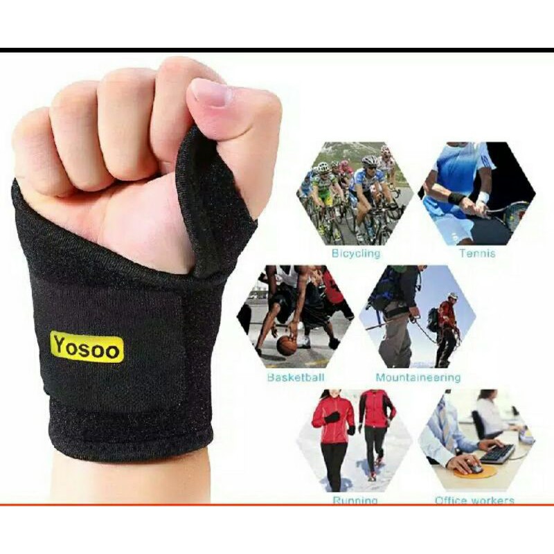 wrist support /wrist band /deker pergelangan tangan