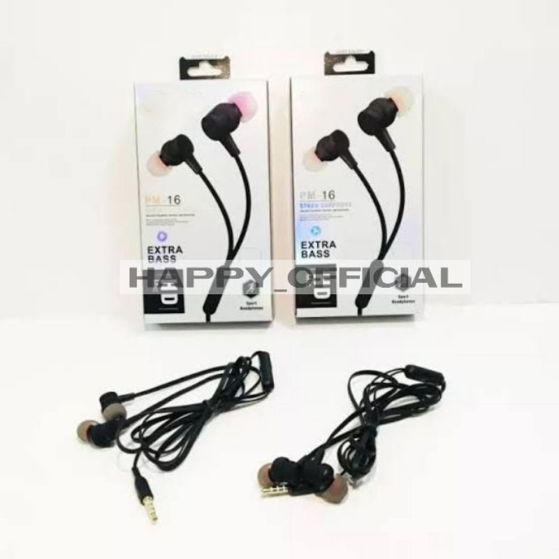 HF HEADSET PM-16 EXTRA BASS PACKING IMPORT