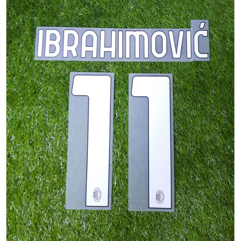Nameset Original AC Milan 2020/2021 Ibrahimovic Home/3rd