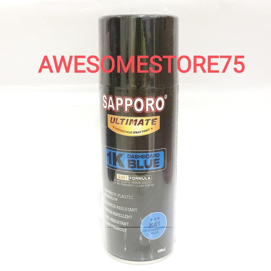 SAPPORO ULTIMATE *** K41 1K BLUE DASHBOARD COATING Biru Pilox Pylox Cat Semprot