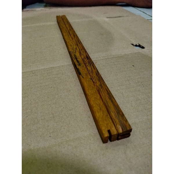 tangkringan balok kayu kelapa burung lovebird (1pasang)