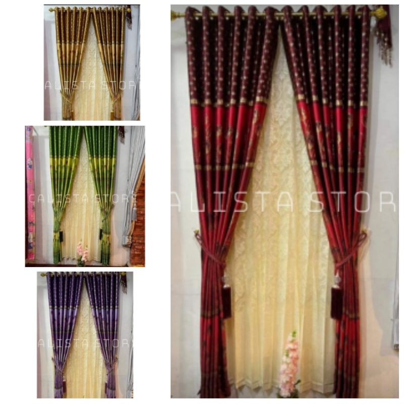 Gorden BLACKOUT/gorden BLACKOUT IMPORT/ GORDEN BLACKOUT BUNGA/GORDEN MINIMALIS termurah / terlaris