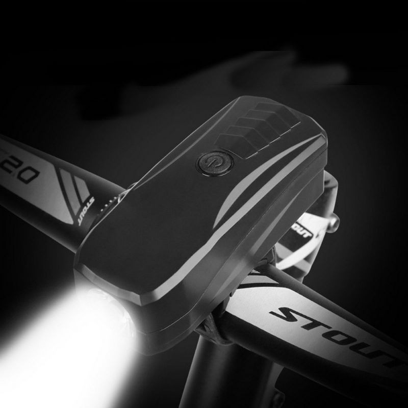 Lampu Klakson Alarm Sepeda Anti Maling Waterproof UsB Recharge