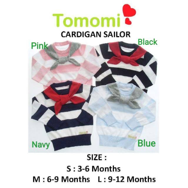 Tomomi Cardigan Sailor