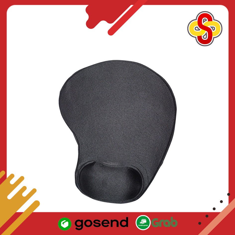 Mouse Pad Hitam Bantal Non Slip 886